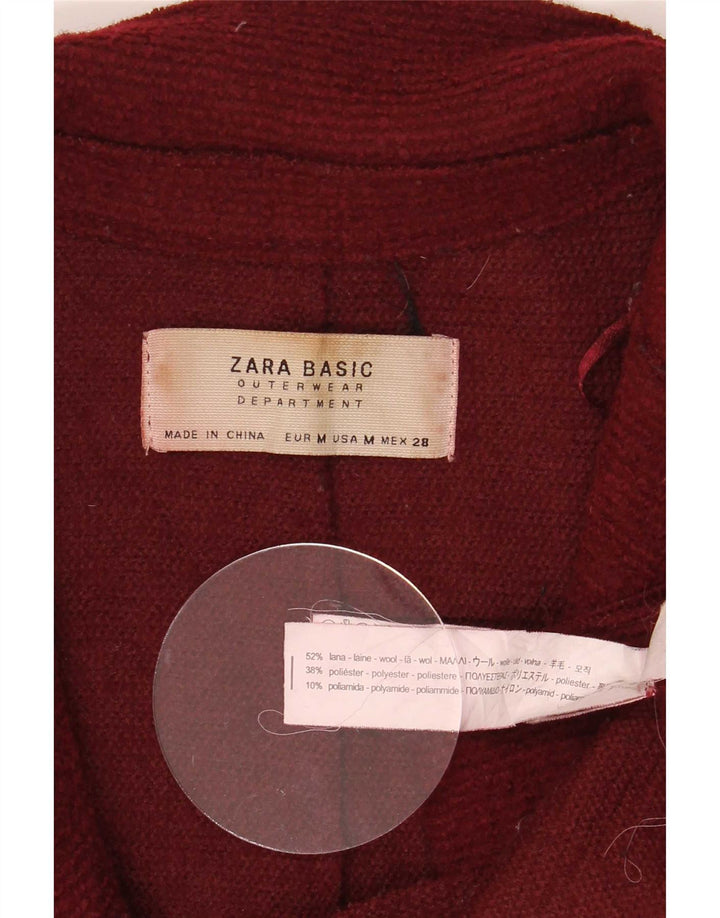Zara Γυναικείο Παλτό UK 14 Μεσαίο κόκκινο μαλλί