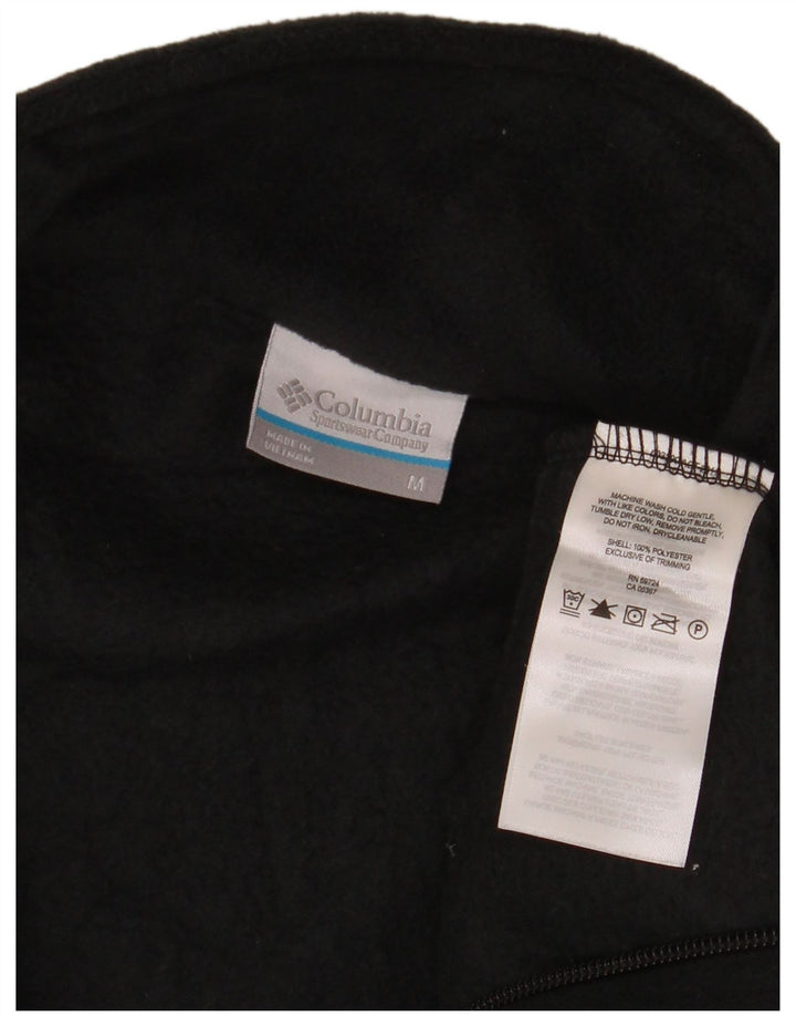 COLUMBIA Γυναικείο Fleece Gilet UK 14 Medium Black Polyester