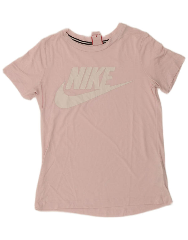 Γυναικείο γραφικό μπλουζάκι Nike Top UK 6 XS Pink Polyester