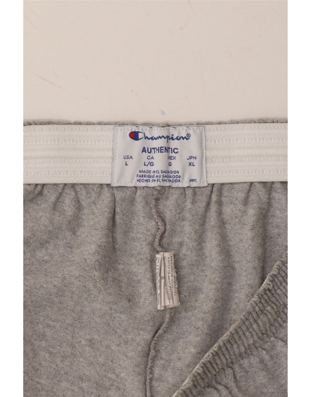 CHAMPION Mens Sport Shorts Large Grey Cotton Vintage Champion and Second-Hand Champion from Messina Hembry 