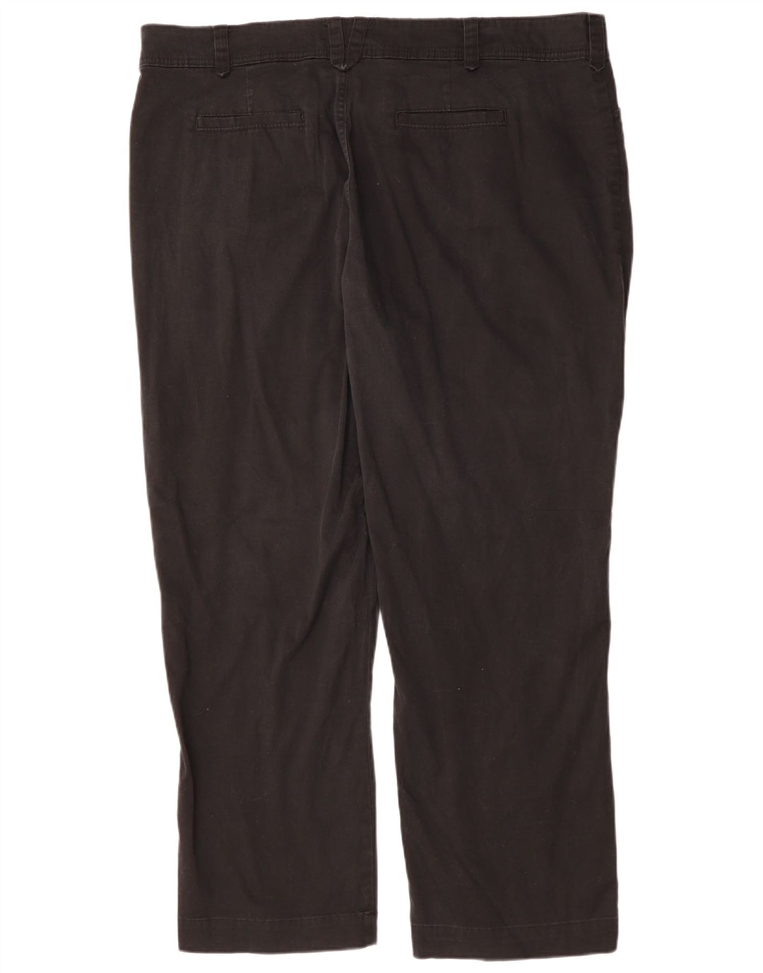 Lee γυναικείο ίσιο casual παντελόνι US 24 4XL W48 L30 μαύρο βαμβακερό