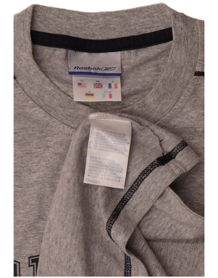 Ανδρικό γραφικό γιλέκο Reebok XS Γκρι βαμβακερό