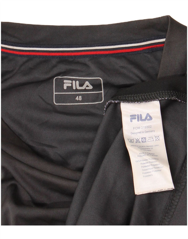 Ανδρικό T-Shirt FILA Top IT 48 Medium Grey Colourblock Polyester
