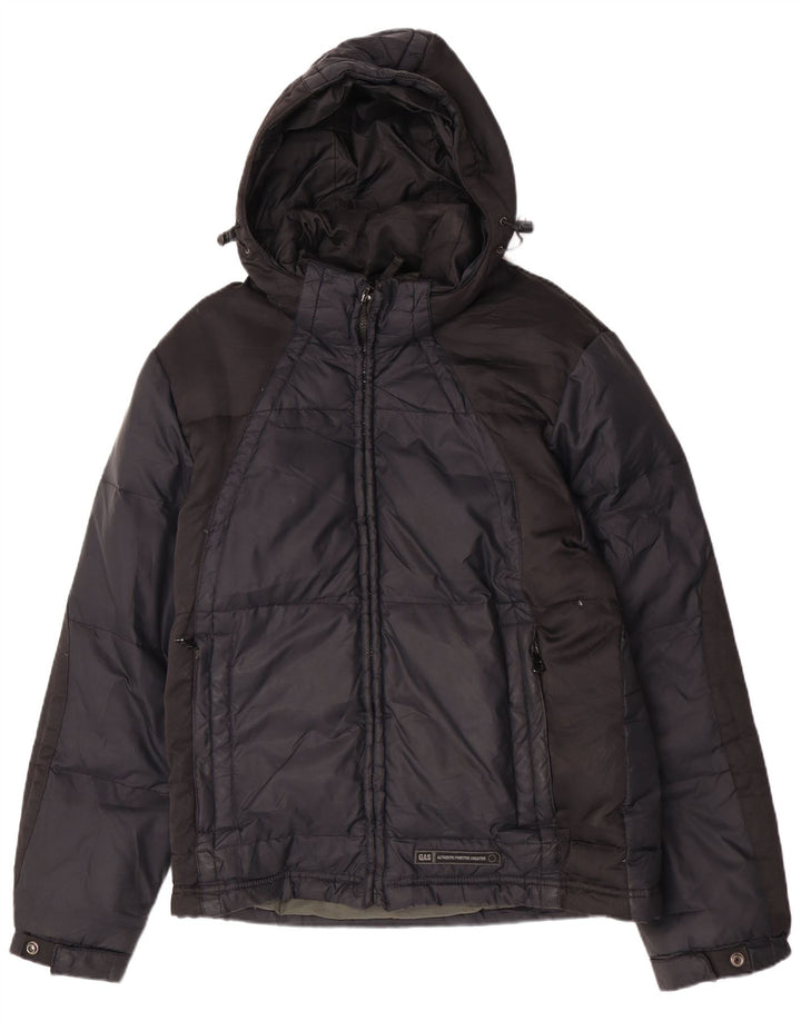 Ανδρικό μπουφάν Gas με κουκούλα UK 40 Large Navy Blue Polyamide