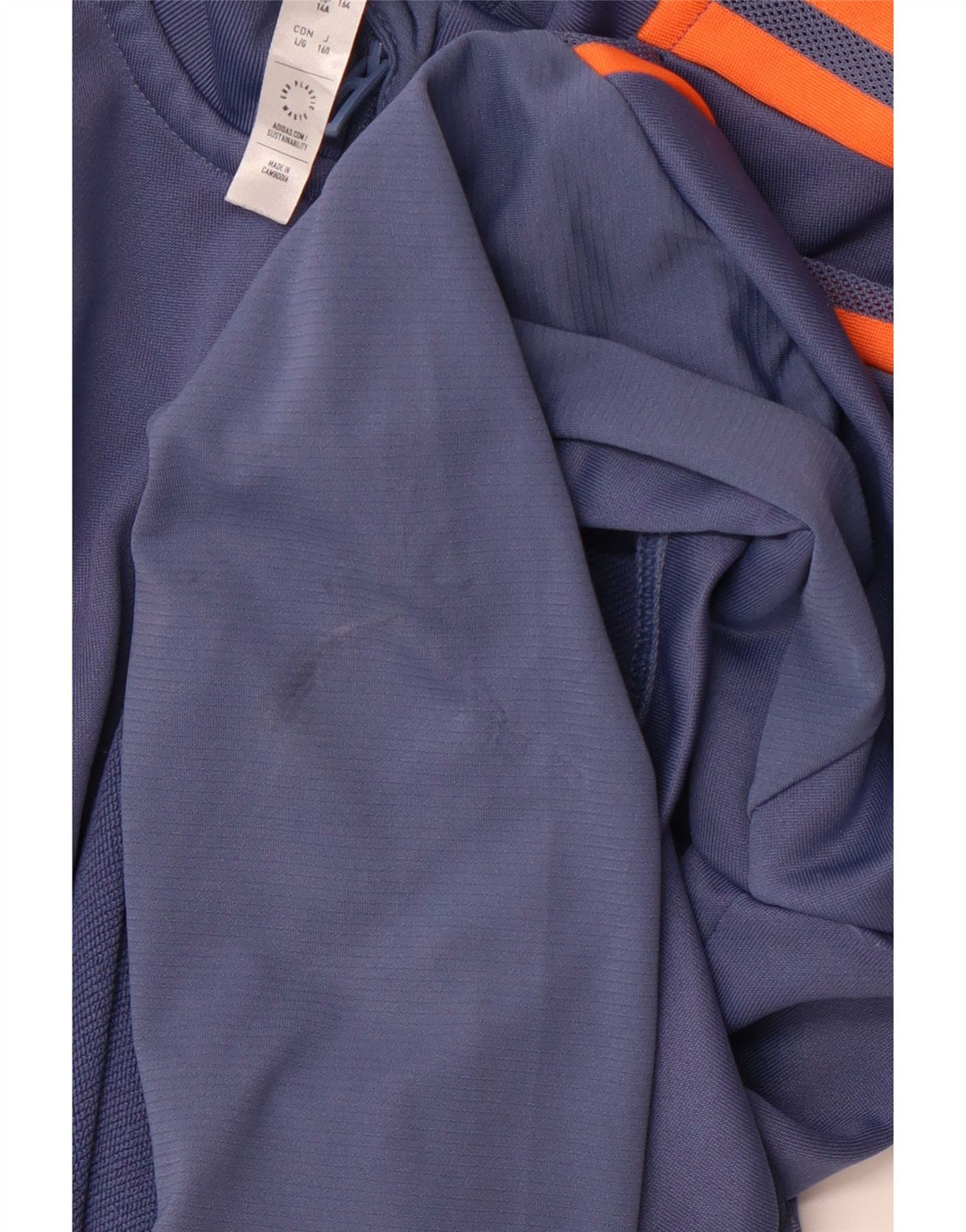 ADIDAS Boys Manchester United πουλόβερ αθλητική φόρμα 13-14 ετών Μπλε