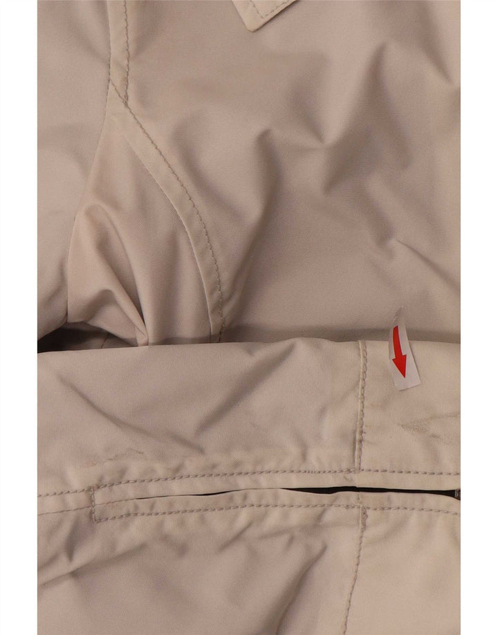Refrigiwear Γυναικείο μπουφάν βροχής με κουκούλα UK 10 Small Grey Polyamide