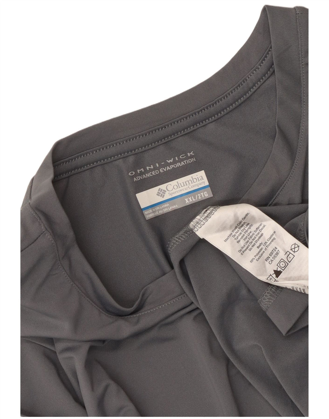 Ανδρικό μπλουζάκι Columbia Omni-Wick Μακρυμάνικο 2XL Γκρι Πολυεστέρας