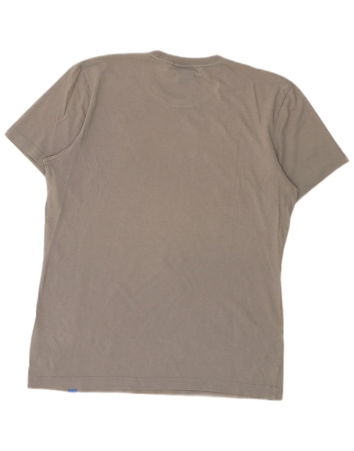 Ανδρικό γραφικό μπλουζάκι ADIDAS Top Medium Grey Cotton