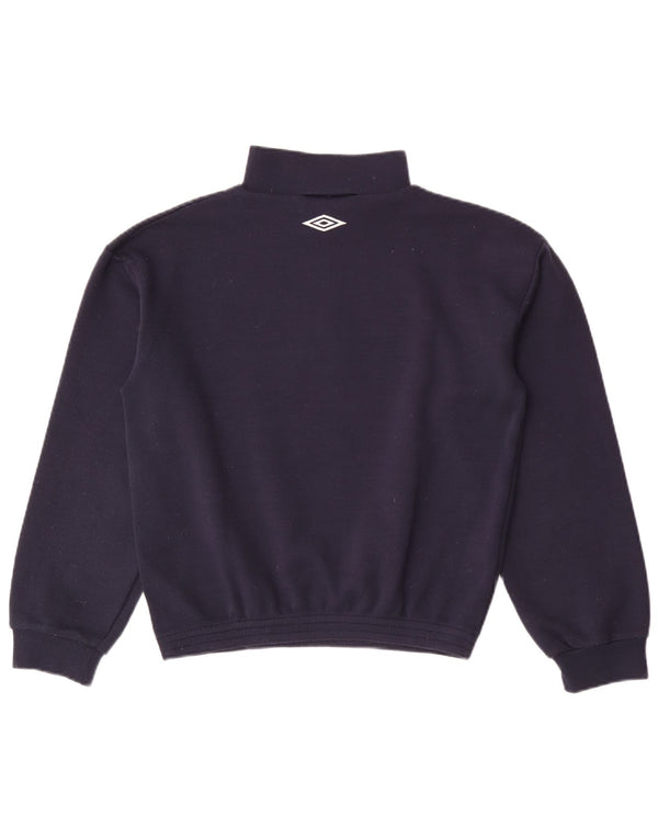 Ανδρικό φούτερ με λαιμόκοψη με φερμουάρ Umbro Jumper Small Navy Blue