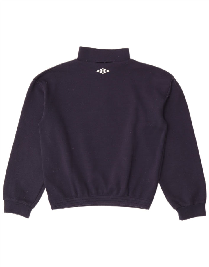 Ανδρικό φούτερ με λαιμόκοψη με φερμουάρ Umbro Jumper Small Navy Blue