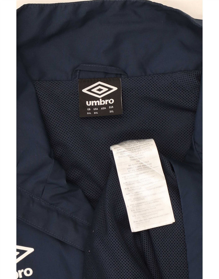 Ανδρική φόρμα Umbro Top Jacket 3XL Navy Blue Colorblock Polyester