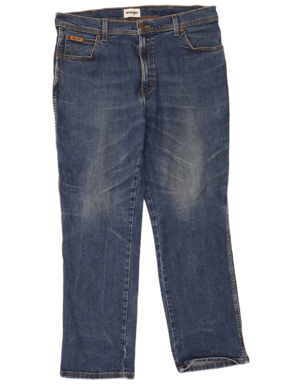 Wrangler Ανδρικό Texas Straight Jeans W38 L30 Μπλε βαμβακερό