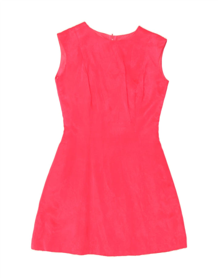 VERA MONT Womens Sleeveless A-Line Dress EU 40 Medium Pink Vintage Vera Mont and Second-Hand Vera Mont from Messina Hembry 