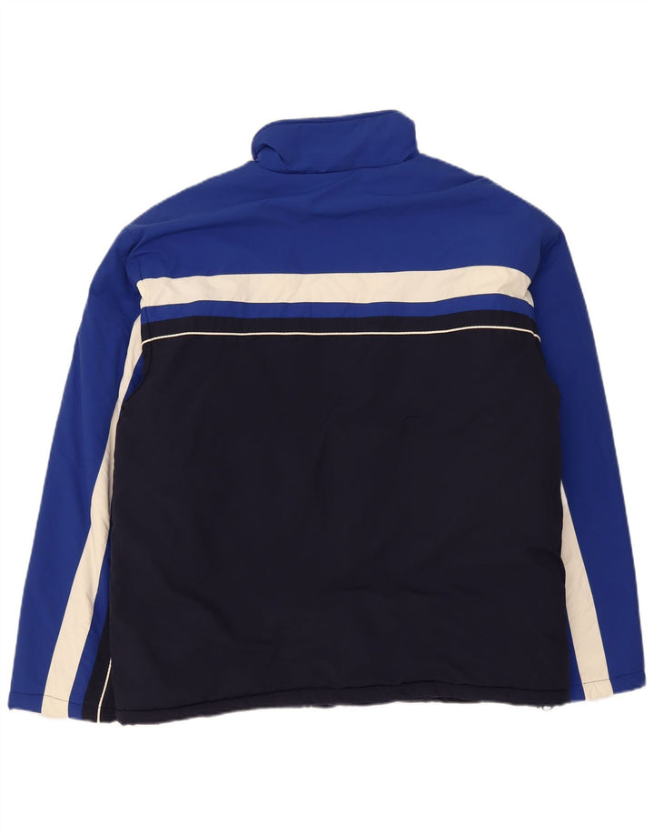 Ανδρικό μπουφάν Fila Windbreaker UK 40 Large Navy Blue Colourblock Polyamide