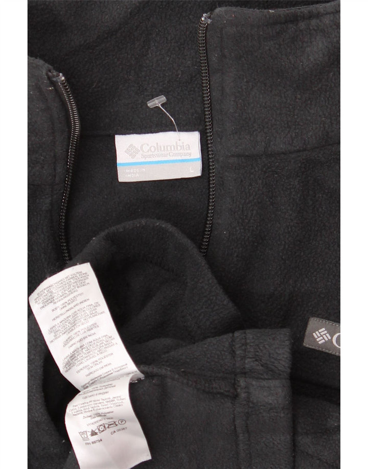 Columbia Womens Fleece Gilet UK 16 Large Μαύρος Πολυεστέρας