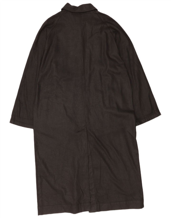 Zara Γυναικείο Oversized Πανωφόρι UK 14 Medium Black Cotton