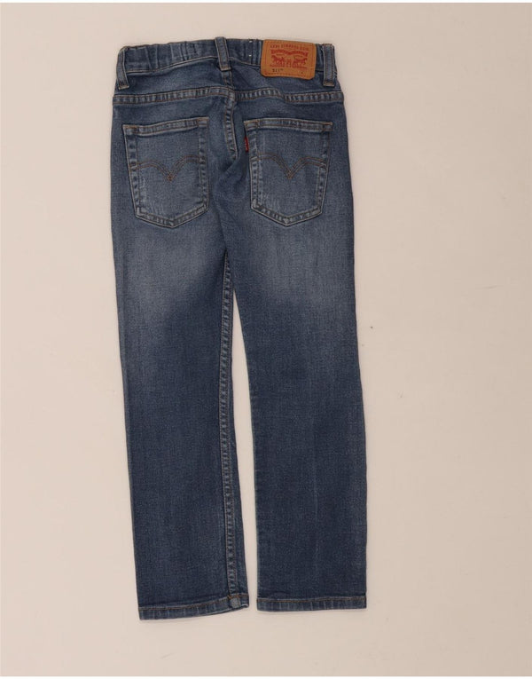 LEVI'S Boys 511 Distressed Slim Jeans 5-6 Years W20 L21 Blue Cotton