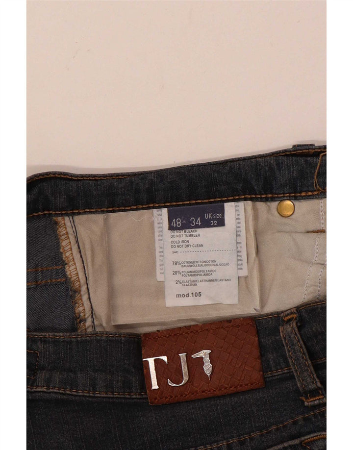Γυναικείο τζιν Trussardi ίσιο W32 L31 Μπλε βαμβακερό