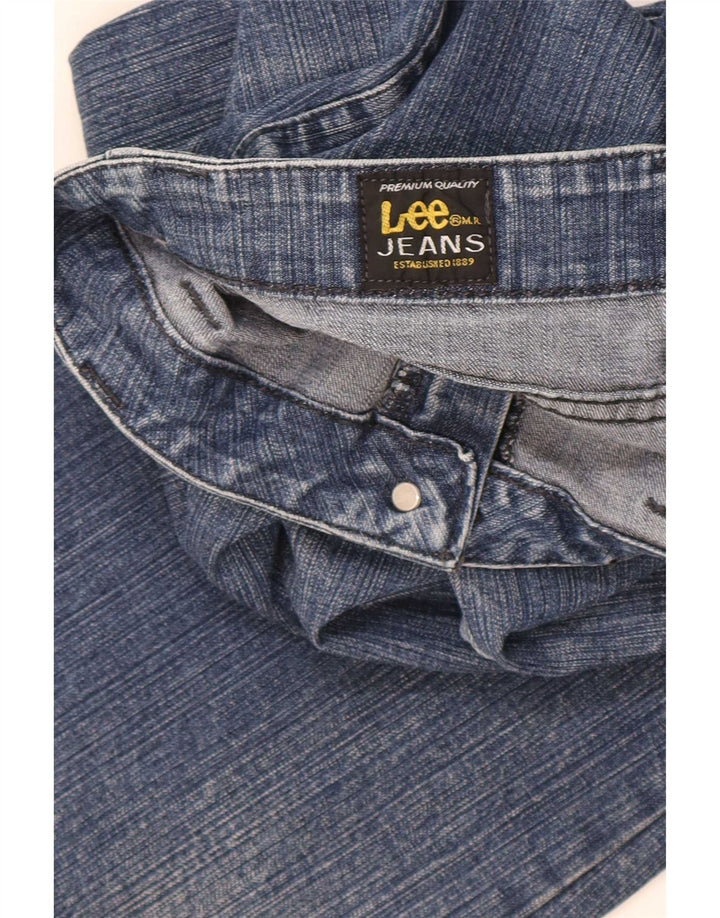 Lee Womens Kiana Flared Jeans W30 L31 Blue Cotton