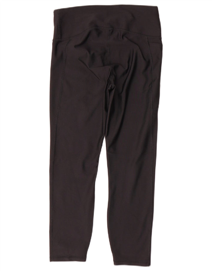 Under Armour Γυναικεία Heat Gear Crop leggings UK 14 Medium Black Polyester