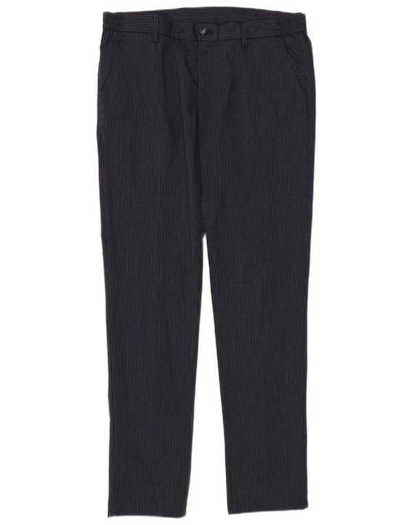 Massimo Dutti Ανδρικό παντελόνι Chino EU 44 Large W34 L33 Navy Blue ριγέ