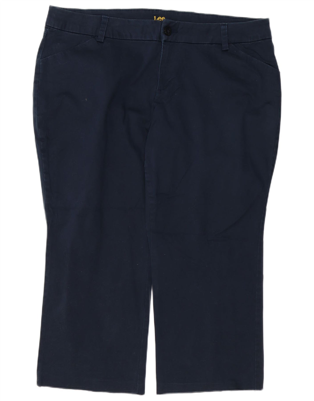 Γυναικείο Petite Straight Casual Παντελόνι LEE US 20 3XL W40 L27 Navy Blue