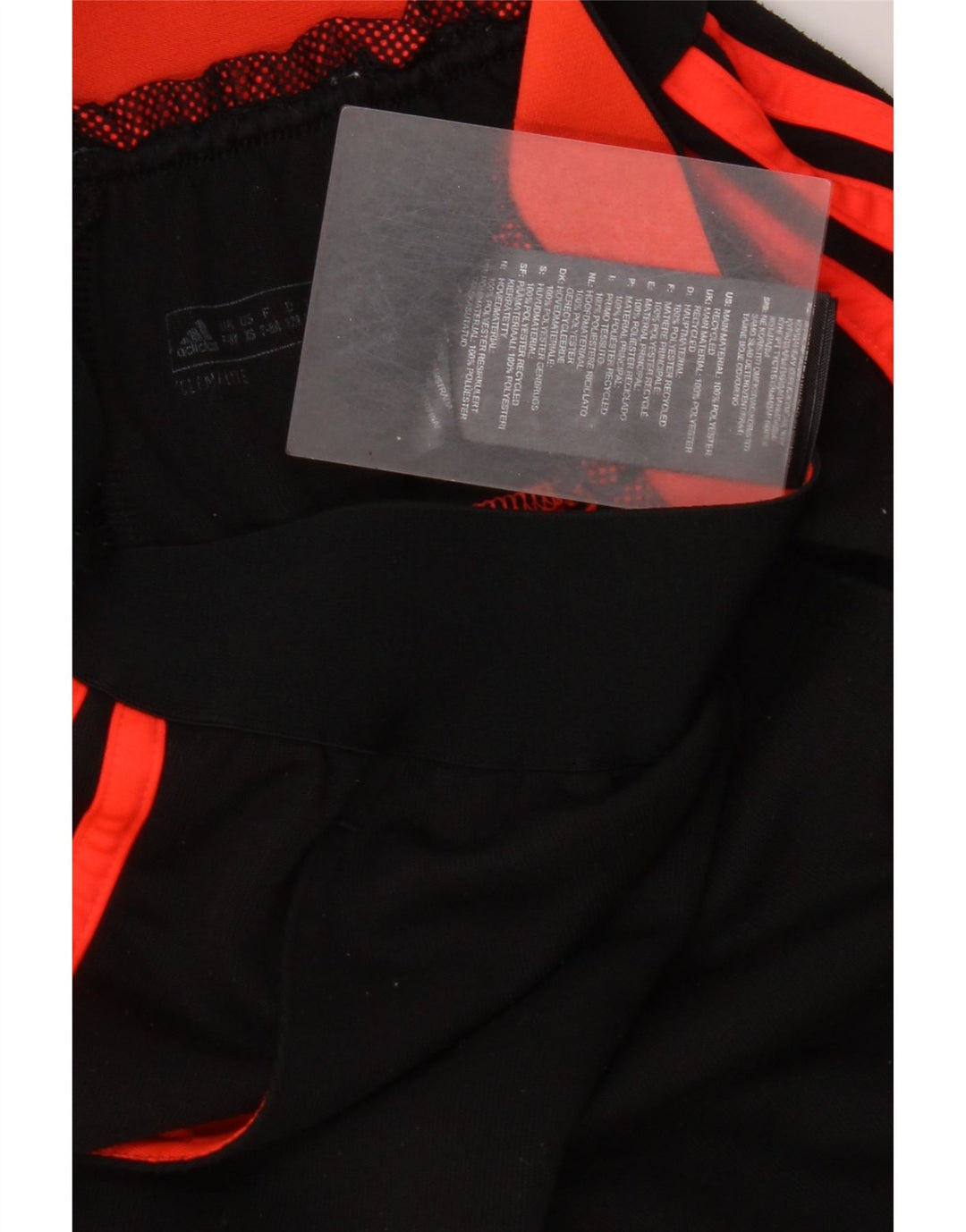 Παντελόνι αθλητικής φόρμας Adidas Boys Climalite 7-8 ετών Μαύρο Πολυεστέρα