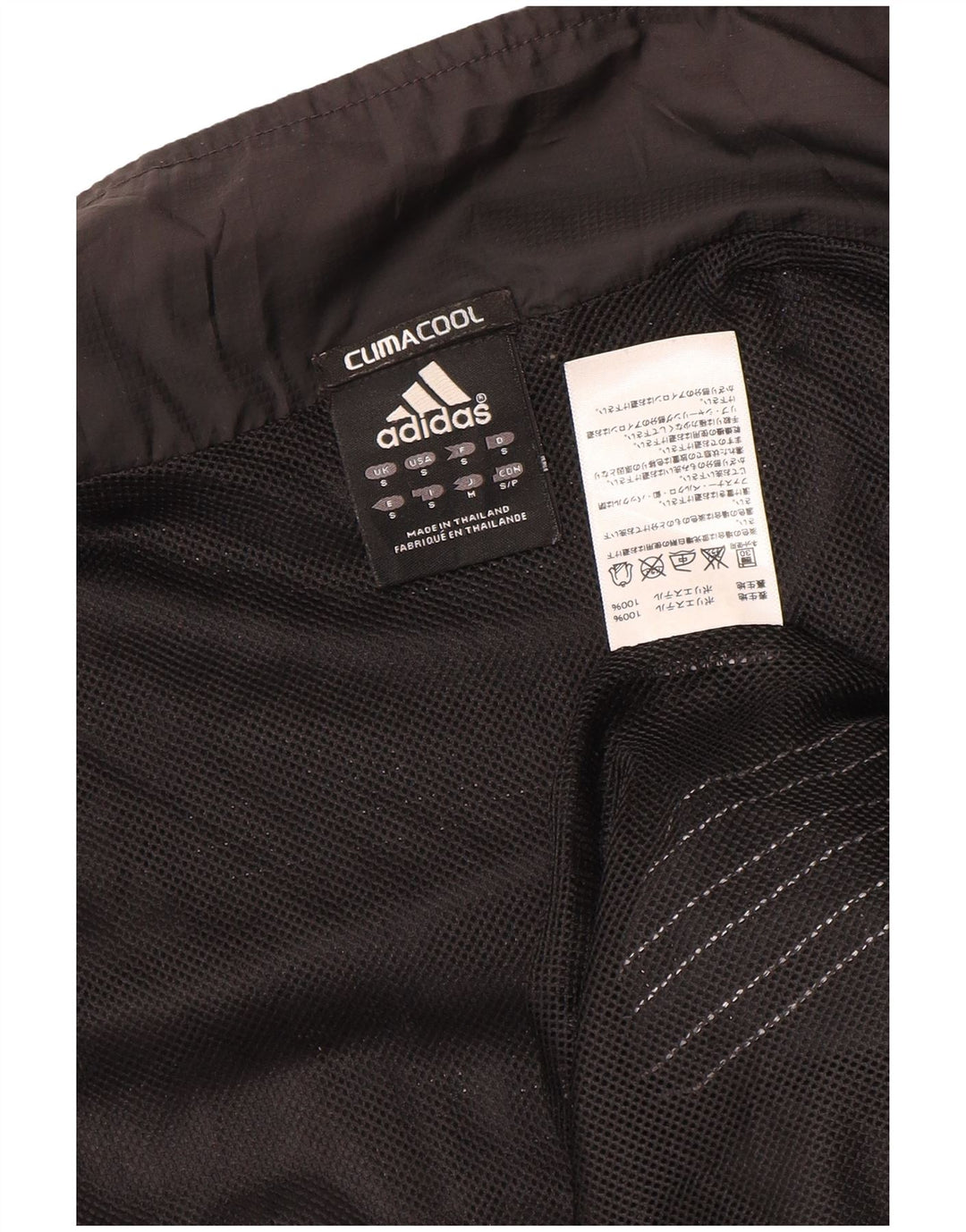 Ανδρική αθλητική φόρμα Adidas Climacool Μπουφάν Μικρό Μαύρο Πολυεστέρα
