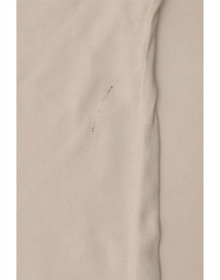 Ανδρικό πουκάμισο πόλο KAPPA μεγάλο λευκό βαμβακερό