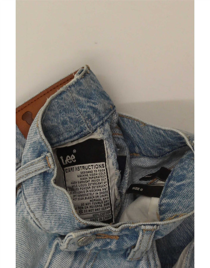 Lee Γυναικείο Straight Jeans US 8 Medium W25 L30 Blue Cotton