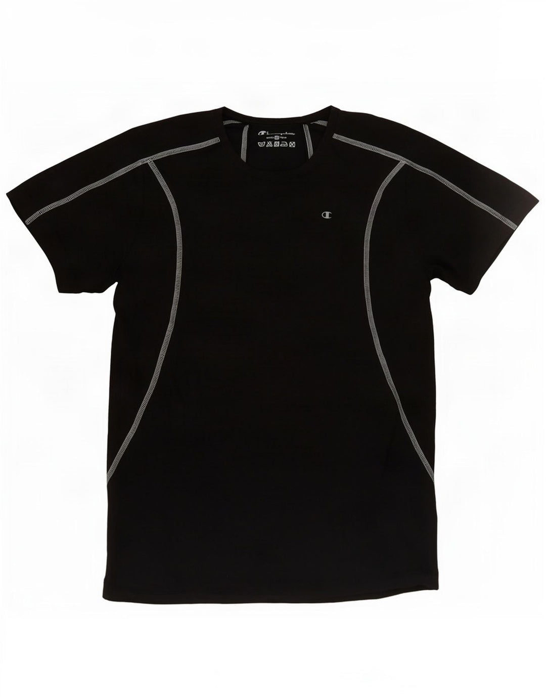 Champion Γυναικείο T-Shirt Top UK 14 Medium Grey Cotton