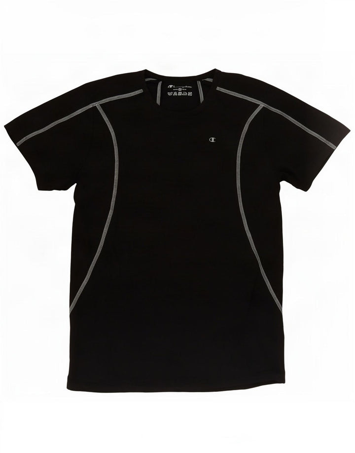 Champion Γυναικείο T-Shirt Top UK 14 Medium Grey Cotton