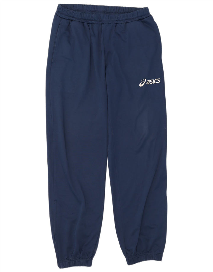 Asics Ανδρική αθλητική φόρμα Παντελόνι Joggers Large Navy Blue Polyester