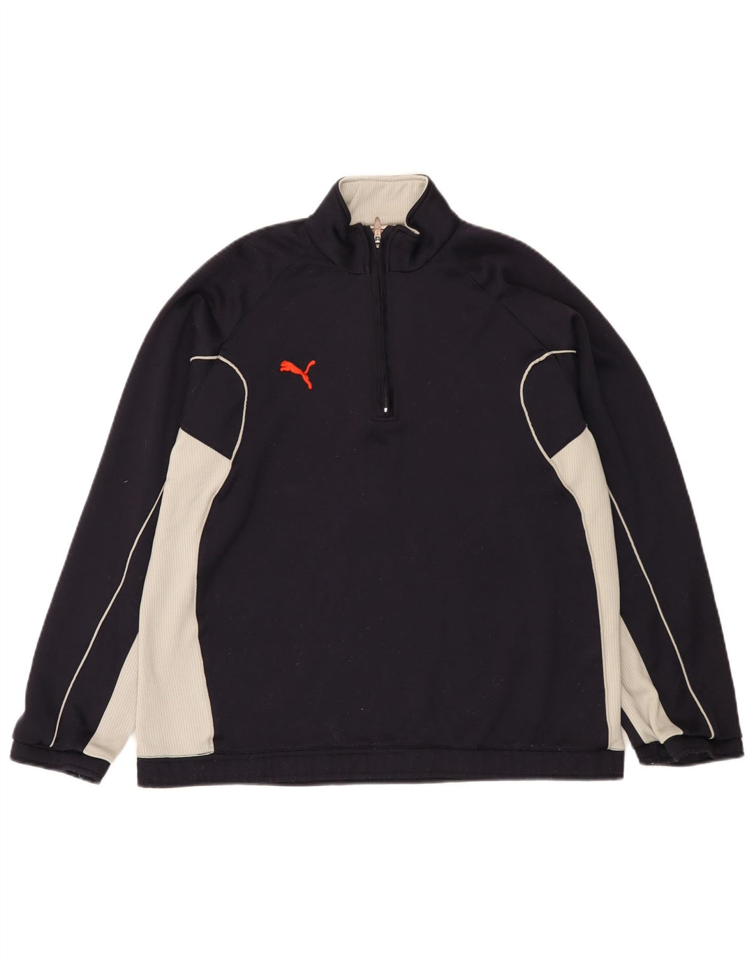 Ανδρικό φούτερ με φερμουάρ Puma, Jumper, μεσαίο μπλε ναυτικό, πολυεστέρας