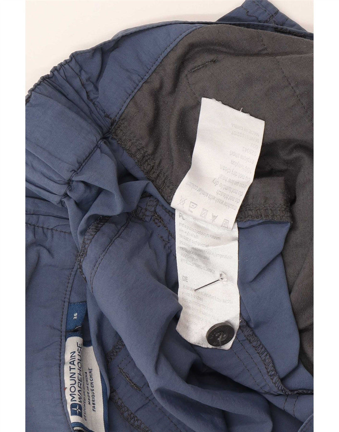 Ανδρικό σορτς φορτίου Mountain Warehouse W36 Large Navy Blue Nylon