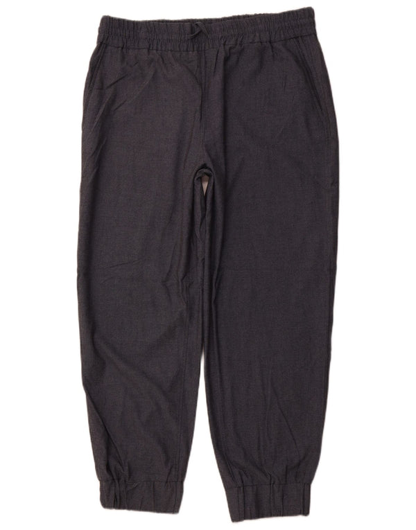 ZARA Γυναικεία Joggers Chino Παντελόνι XL W32 L27 Γκρι Πολυεστέρας