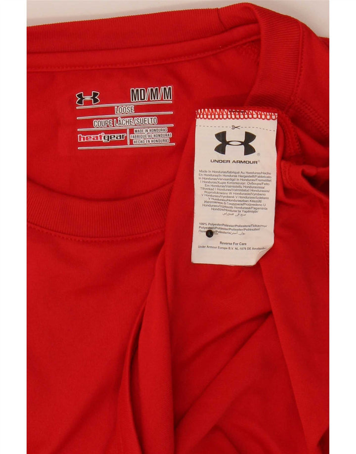 Ανδρικό μπλουζάκι Under Armour Heat Gear Top Μεσαίο Κόκκινο Πολυεστέρας
