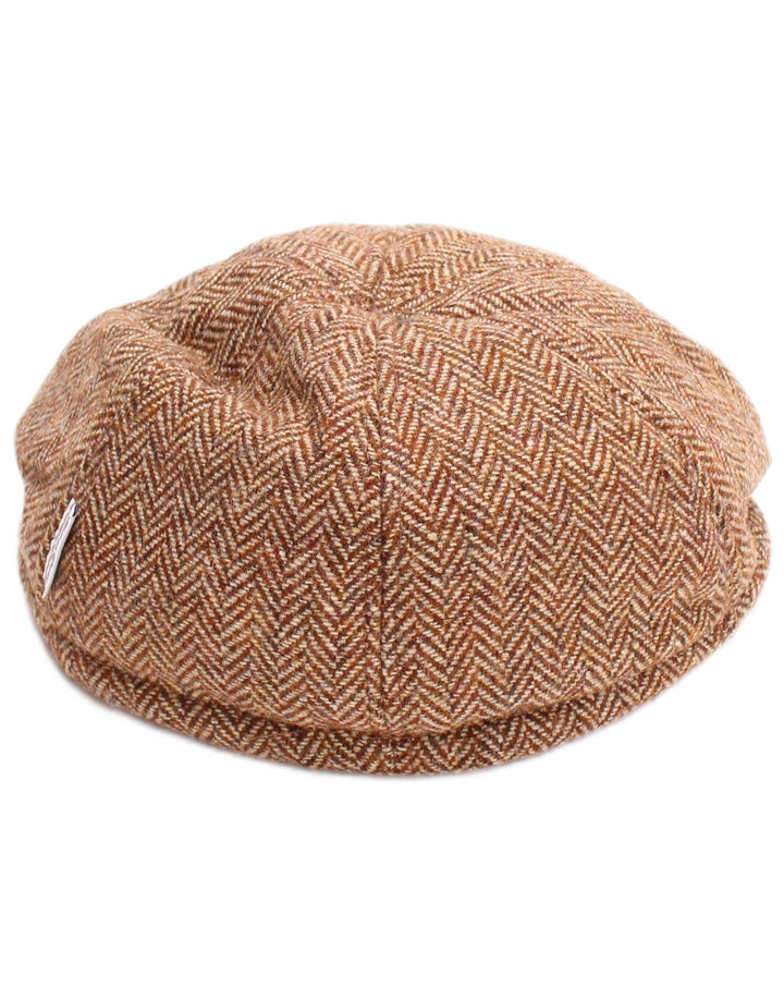Conte of Florence Ανδρικό Flat Cap Medium Beige Ψαροκόκκαλο Classic