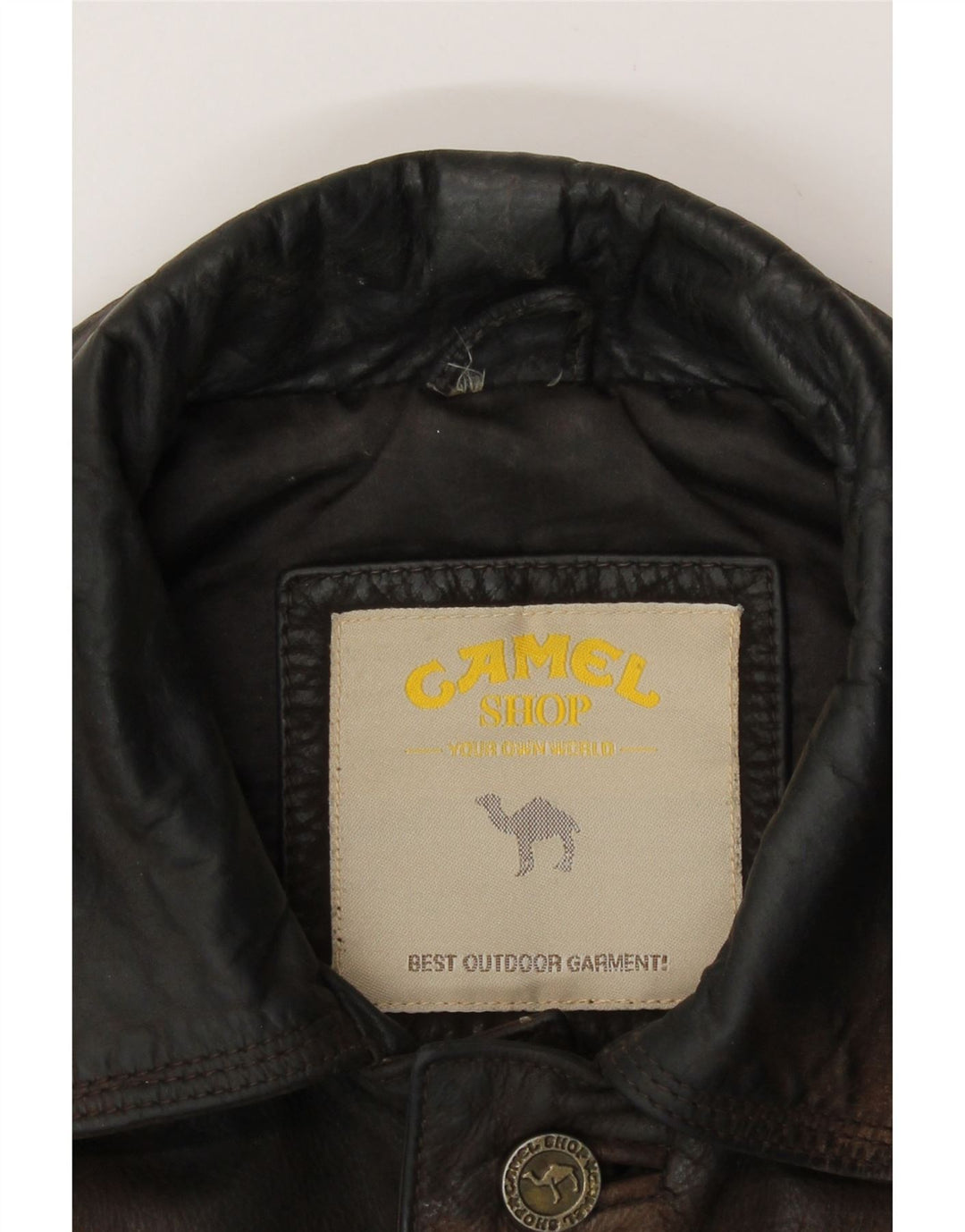 Camel Active Ανδρικό Δερμάτινο Μπουφάν UK 38 Δερμάτινο Μεσαίο Καφέ