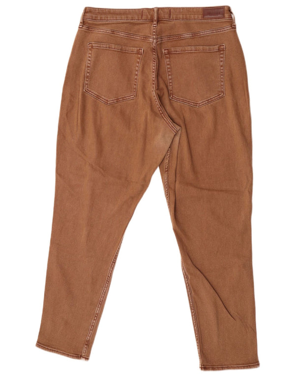 Hollister Ανδρικό Mom Jean ψηλόμεσο κωνικό τζιν W32 L27 καφέ βαμβακερό