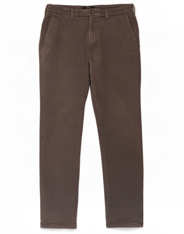 Ανδρικό παντελόνι Chino Marks & Spencer W32 L31 Γκρι βαμβακερό