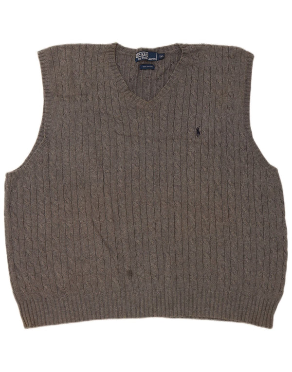 Polo Ralph Lauren ανδρικό γιλέκο Tank Top 2XL Γκρι βαμβακερό
