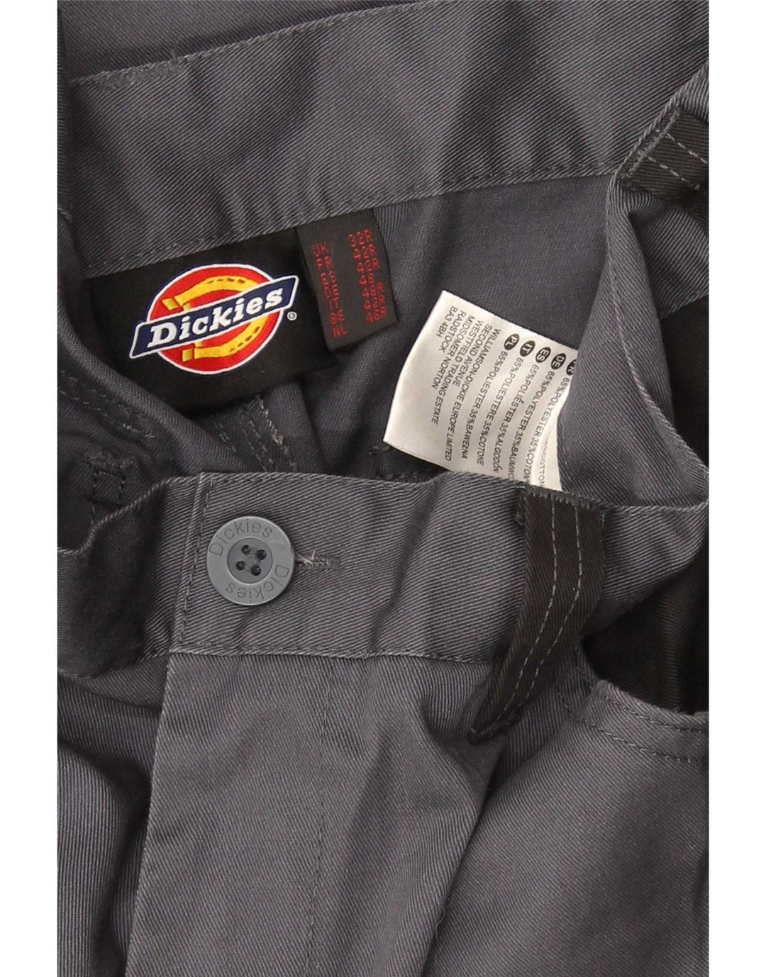 Ανδρικό ίσιο παντελόνι Cargo Dickies W32 L30 Grey Colourblock Polyester