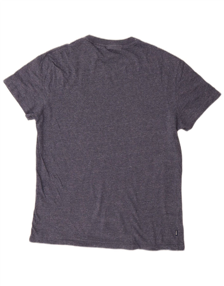 Ανδρικό T-Shirt Superdry Τοπ μεσαίου μπλε βαμβακερό
