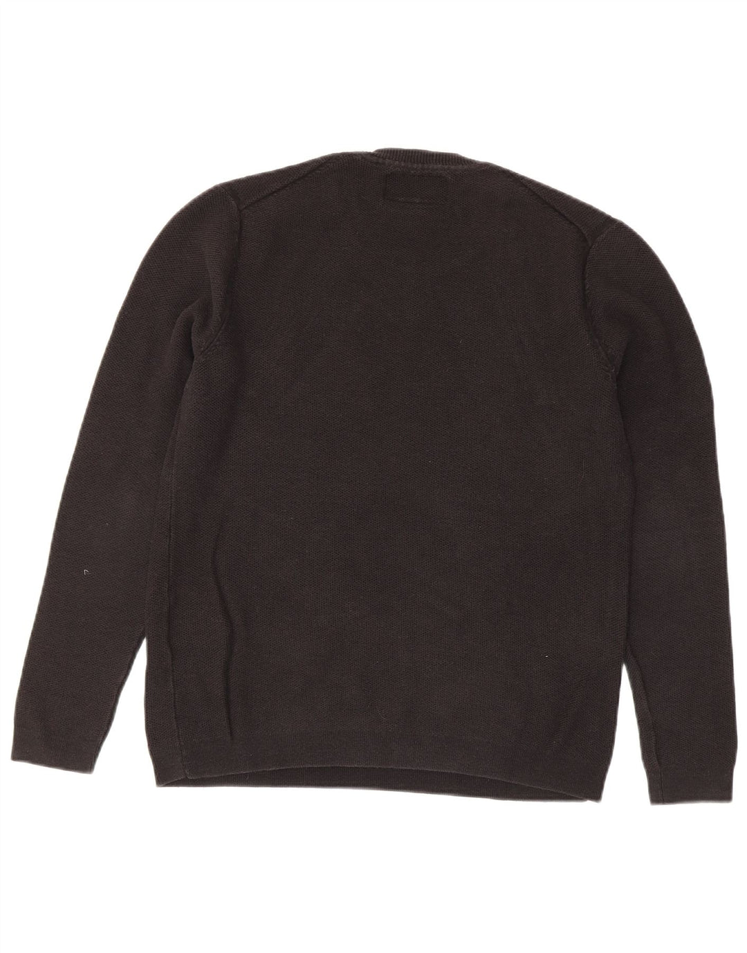 Superdry Γυναικείο πουλόβερ με λαιμόκοψη UK 14 Μεσαίο μαύρο βαμβακερό