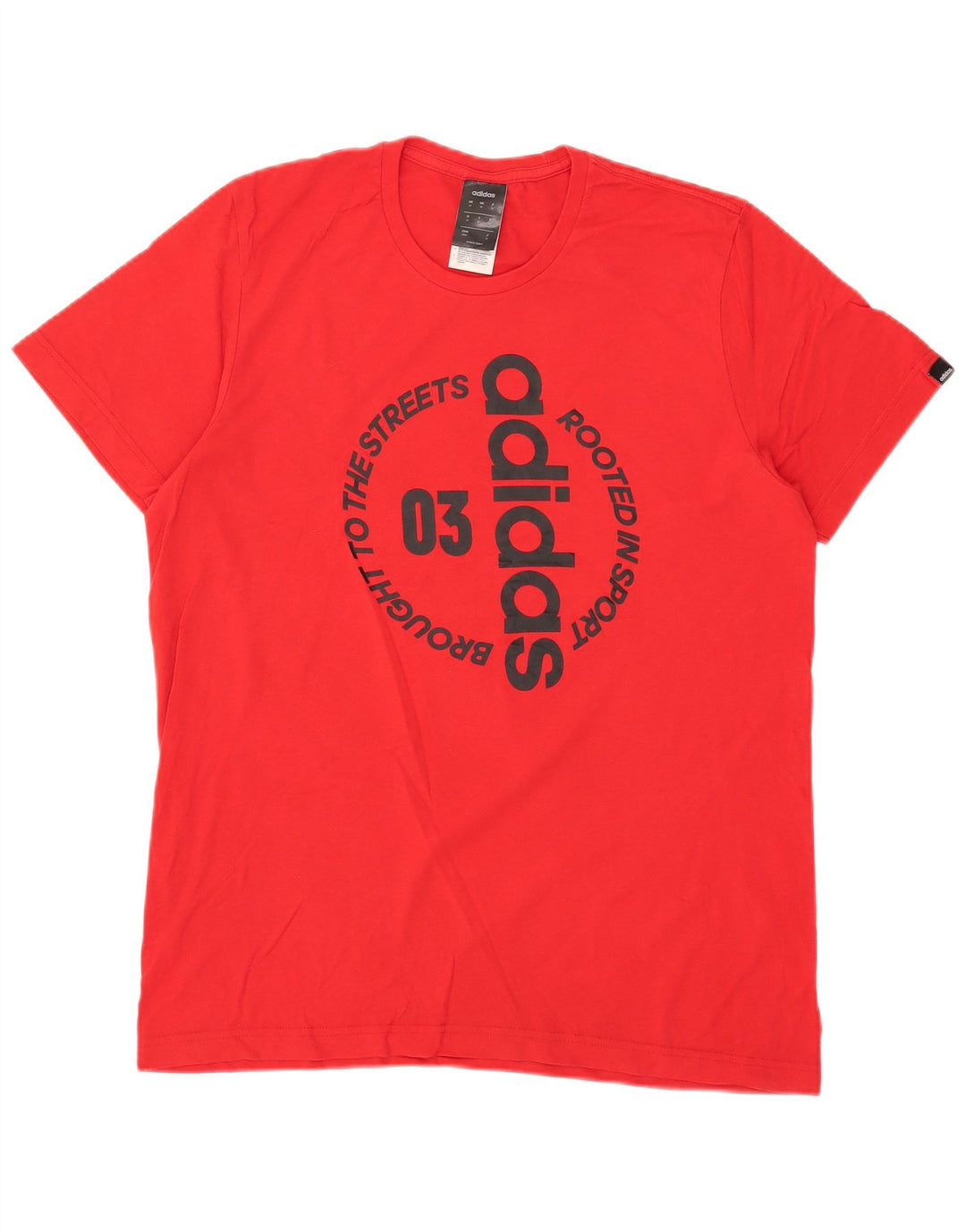Ανδρικό γραφικό T-Shirt Adidas Top Medium Red