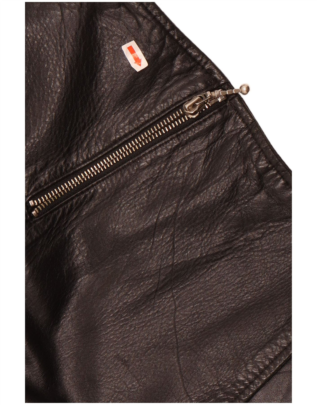 Vintage γυναικείο δερμάτινο μπουφάν Bolero UK 12 Medium Black