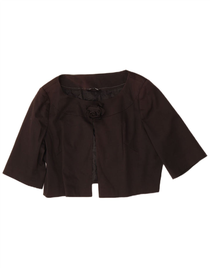 Marks & Spencer Γυναικείο Αυτόγραφο Μπουφάν Bolero Oversized UK 14 Medium Black