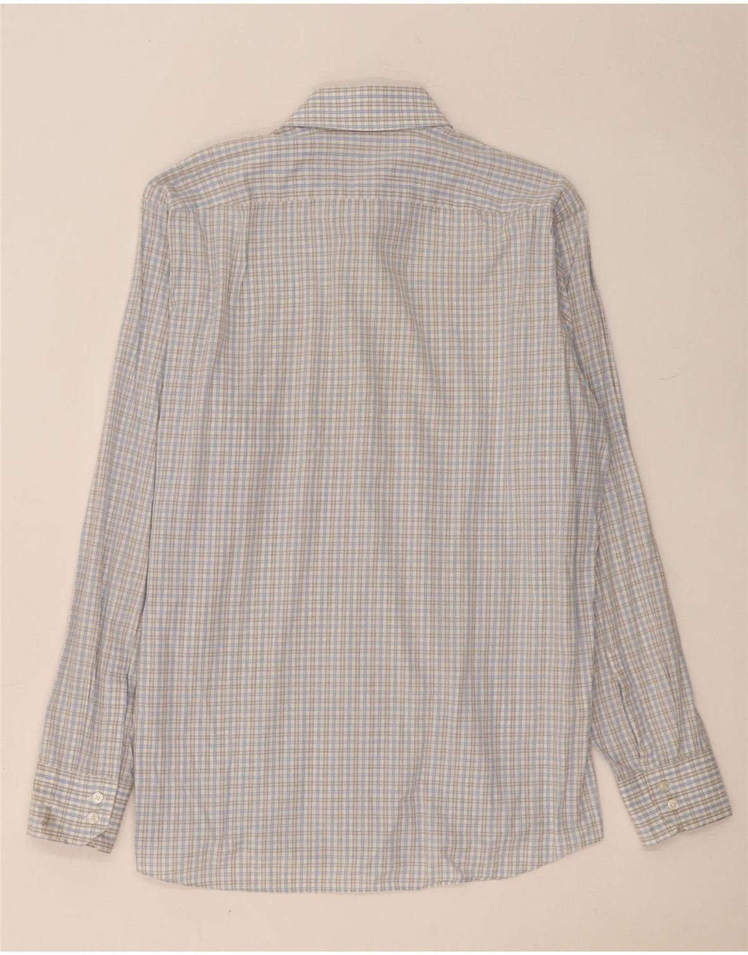 Ανδρικό πουκάμισο Hugo Boss Regular Fit Size 16 1/2 Large Blue Gingham Cotton