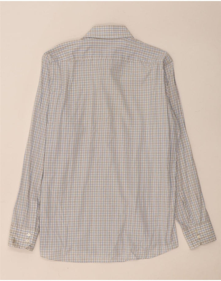 Ανδρικό πουκάμισο Hugo Boss Regular Fit Size 16 1/2 Large Blue Gingham Cotton